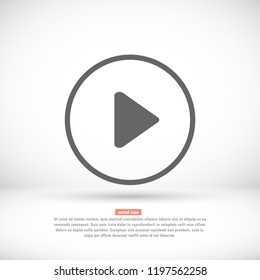 Play Video vector icon