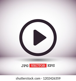 Play Video vector icon