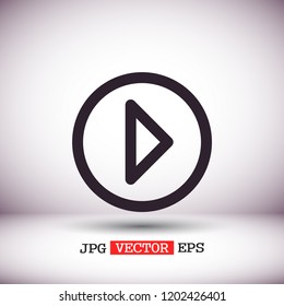 Play Video vector icon