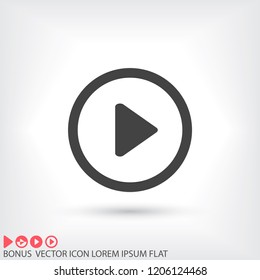 Play Video vector icon