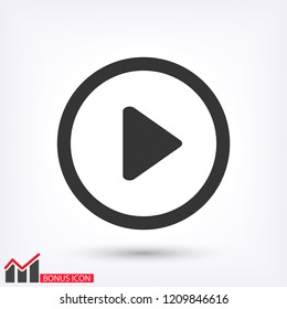 Play Video vector icon