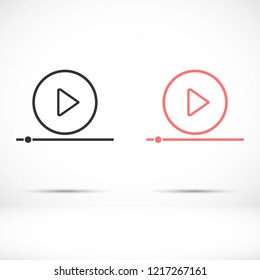 Play Video vector icon