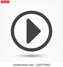 Play Video vector icon