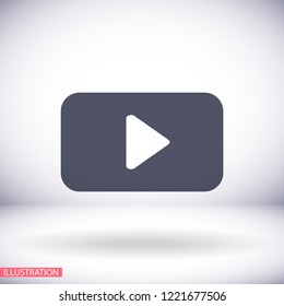 Play Video vector icon