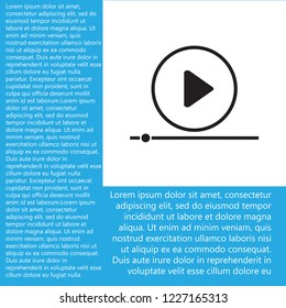Play Video vector icon
