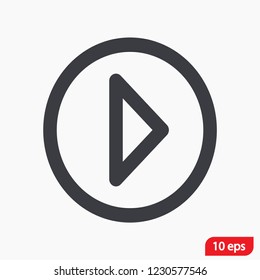 Play Video vector icon