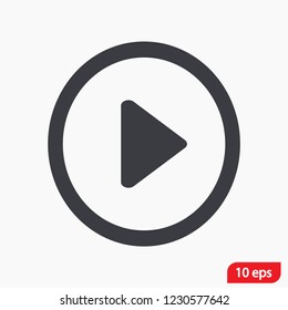 Play Video vector icon