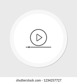 Play Video vector icon