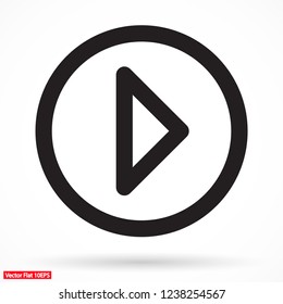 Play Video vector icon