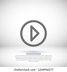 Play Video vector icon