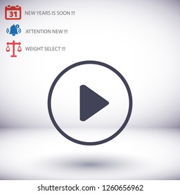 Play Video vector icon