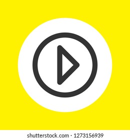 Play Video vector icon