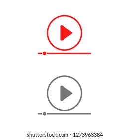 Play Video vector icon