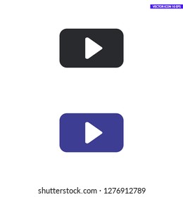 Play Video vector icon
