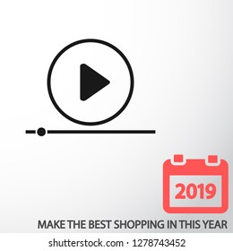 Play Video vector icon