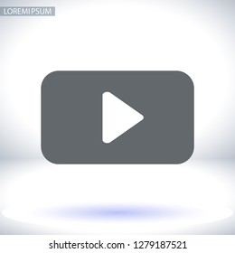 Play Video vector icon