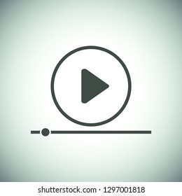 Play Video vector icon