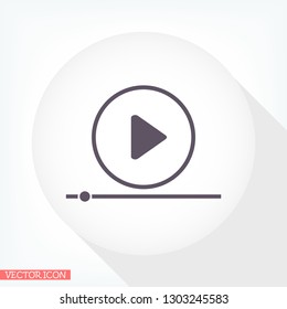 Play Video vector icon