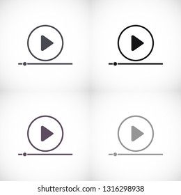Play Video vector icon