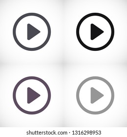 Play Video vector icon