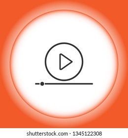 Play Video vector icon