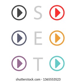 Play Video vector icon