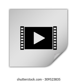 play video vector icon