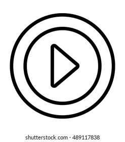 Play Video Vector Icon