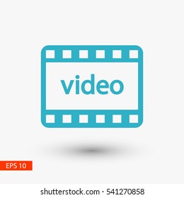 Play Video vector icon