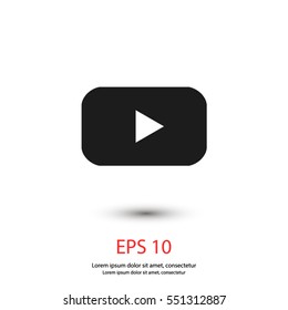 Play Video vector icon