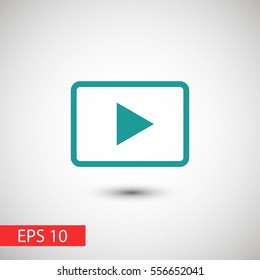 Play Video vector icon