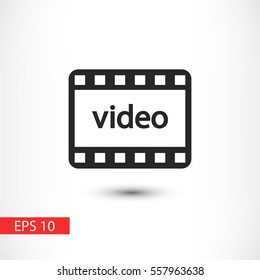 Play Video vector icon