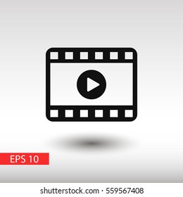 Play Video vector icon