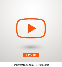 Play Video vector icon