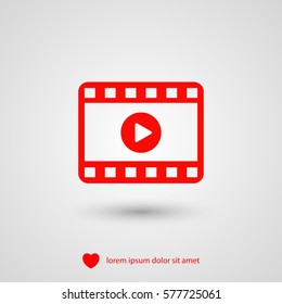Play Video vector icon