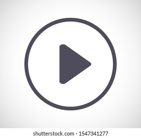 Play Video vector icon. lorem ipsum Flat Design JPG