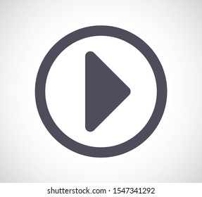 Play Video vector icon. lorem ipsum Flat Design JPG