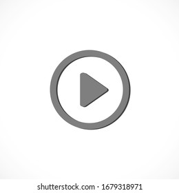 Play Video vector icon. lorem ipsum Flat Design JPG