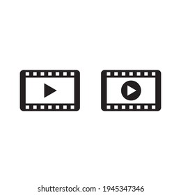 Play Video vector simple icon