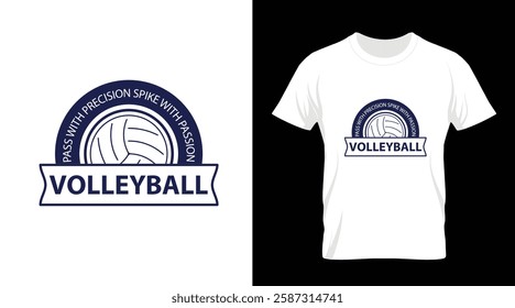 Play, Volleyball vector at-shirt Design For Sport Lover.