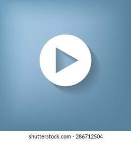 play web icon on background.
