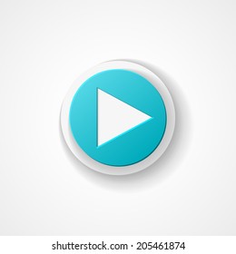 Play web icon on white background
