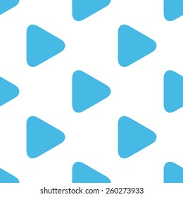Play white and blue seamless pattern for web design. Vector symbol
