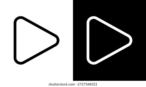 Jugar Vector de conjunto de iconos blancos