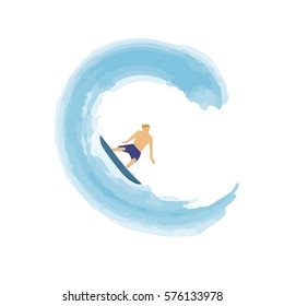 
Play windsurfing