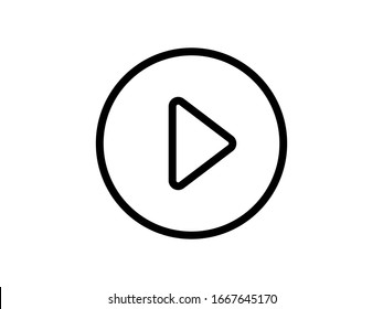 icono de reproducción, multimedia vectorial para vídeo y audio. foto, alto, pausa.