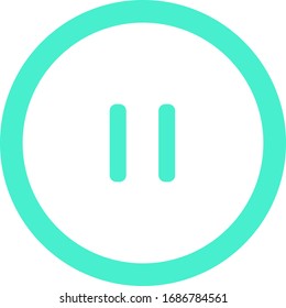 icono de reproducción, multimedia vectorial para vídeo y audio. foto, alto, pausa.