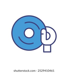 Playback icons vector stock illustration.