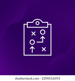 Spielbuch- oder Spielplansymbol, Zeilendiagramm