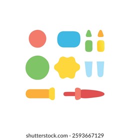 A Play-Dough tools icon representing creative play and artistic activities.